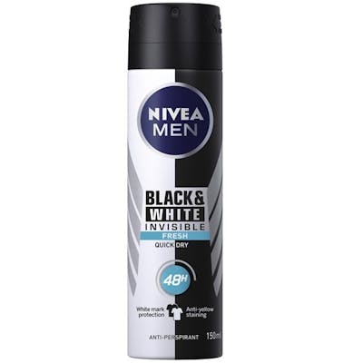 Nivea Men Invisible Black & White Fresh Deospray 150 ml
