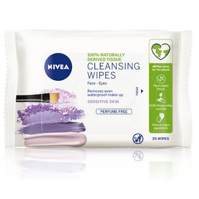 Nivea Sensitive Cleansing Wipes 25 stk