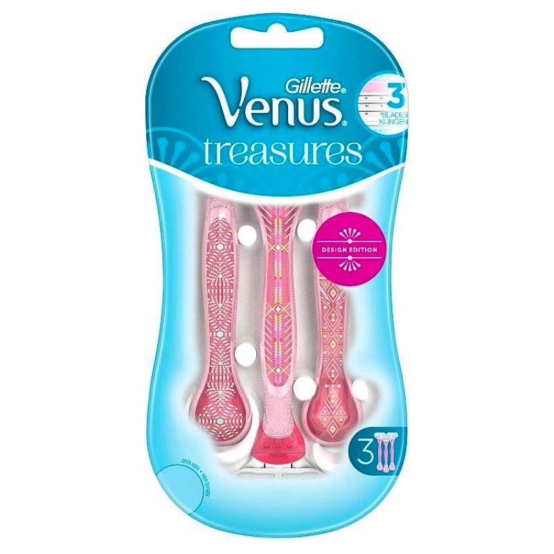 Gillette Simply Venus Treasures Disposable Razors Pink 3 st