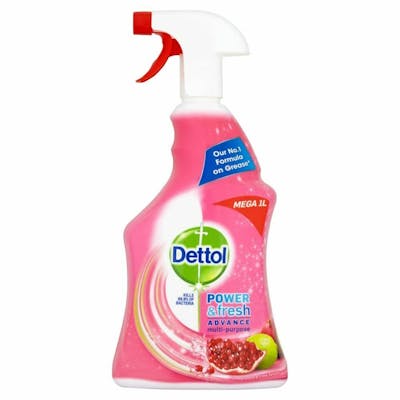 Dettol Power & Fresh Multi-Purpose Cleaning Spray Pomegranate 1000 ml