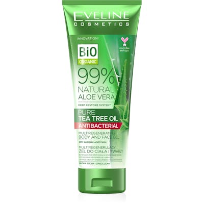 Eveline 99% Natural Aloe Vera Tea Tree Oil Body & Face Gel 250 ml