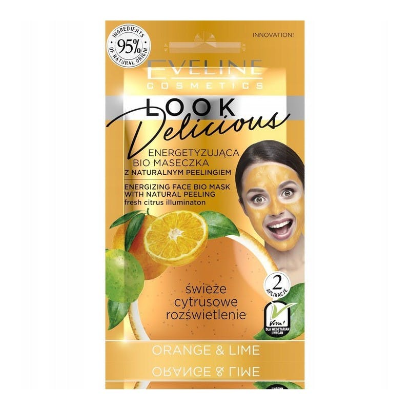 Eveline Look Delicious Energizing Face Bio Mask Orange &amp; Lime 10 ml