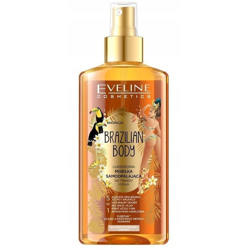 Eveline Brazilian Body Luxury Self-tanning Face &amp; Body Mist 150 ml