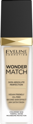 Eveline Wonder Match Foundation 05 Light Porcelain 30 ml
