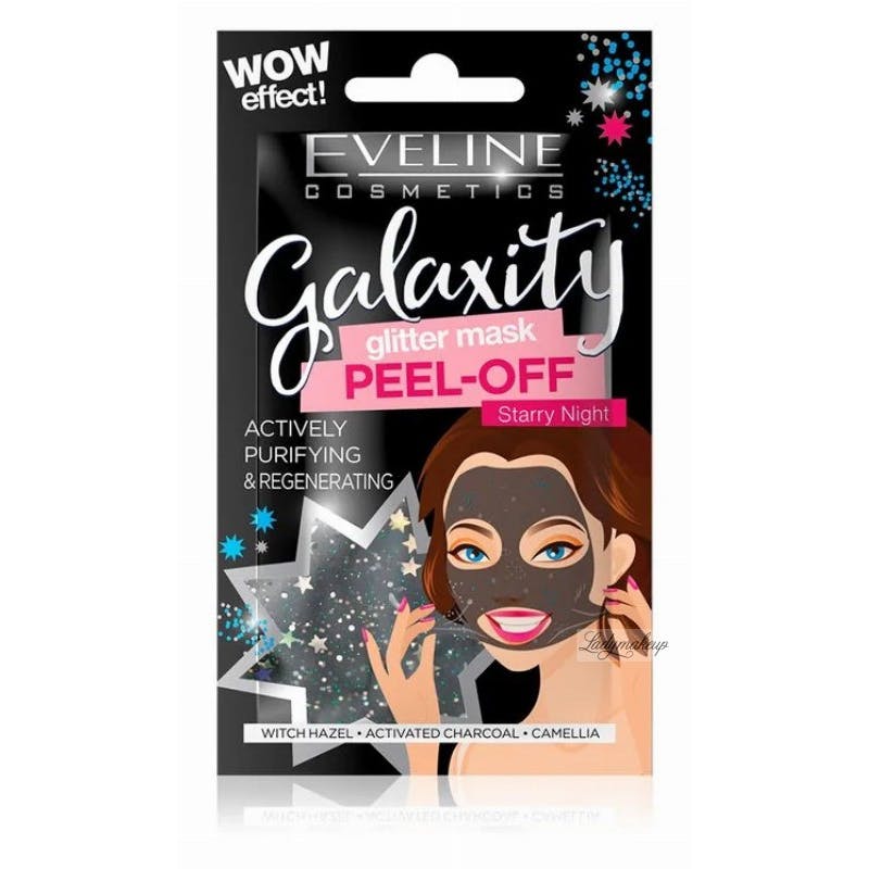 Eveline Galaxity Glitter Peel-Off Mask Purifying &amp; Regenerating 10 ml