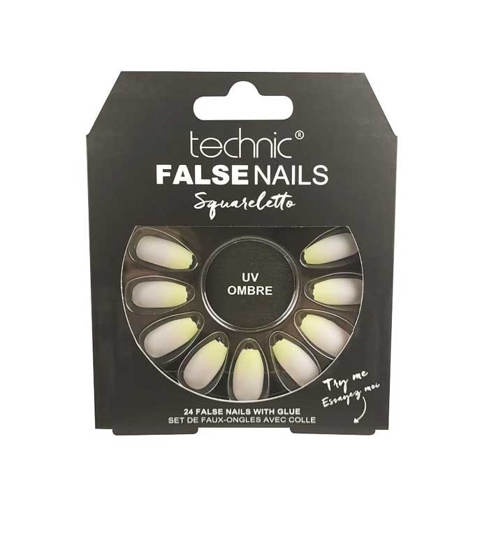 Technic False Nails Squareletto UV Ombre 24 st