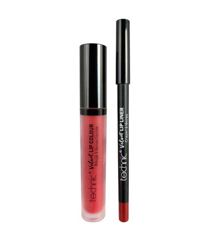 Technic Lip Kit Velvet Vintage Red 2 stk