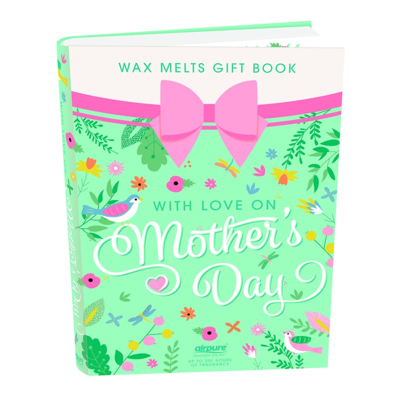 Airpure Wax Melts Gift Book Mothers Day 12 stk
