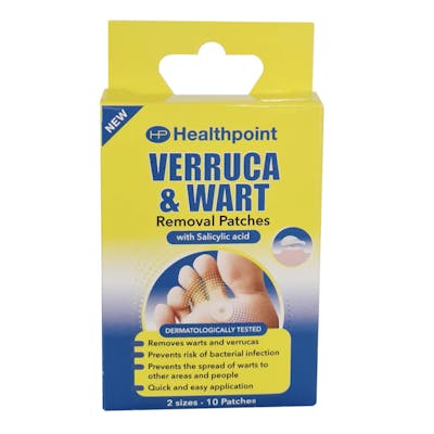 Healthpoint  Verruca & Wart Removal Patches 10 stk