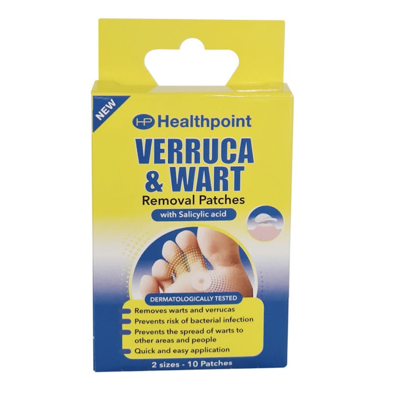 Healthpoint  Verruca &amp; Wart Removal Patches 10 kpl