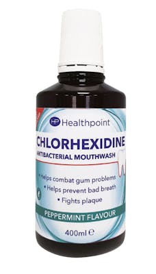 Healthpoint  Antibacterial Mouthwash With Chlorhexidine 400 ml