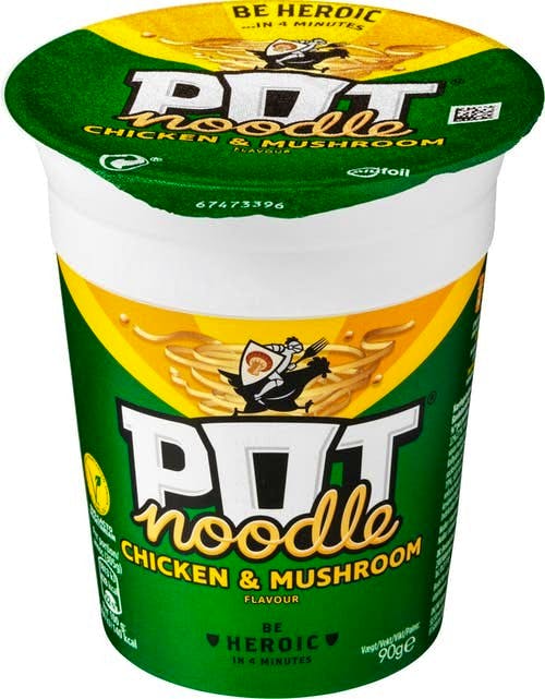 Pot Noodle Pot Noodle Chicken & Mushroom 90 g 9.95 kr