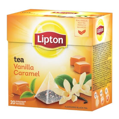 Lipton Black Tea Vanilla Caramel 20 kpl
