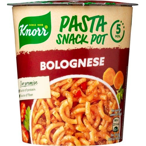 Knorr Knorr Snack Pot Bolognese 60 g 19.95 kr