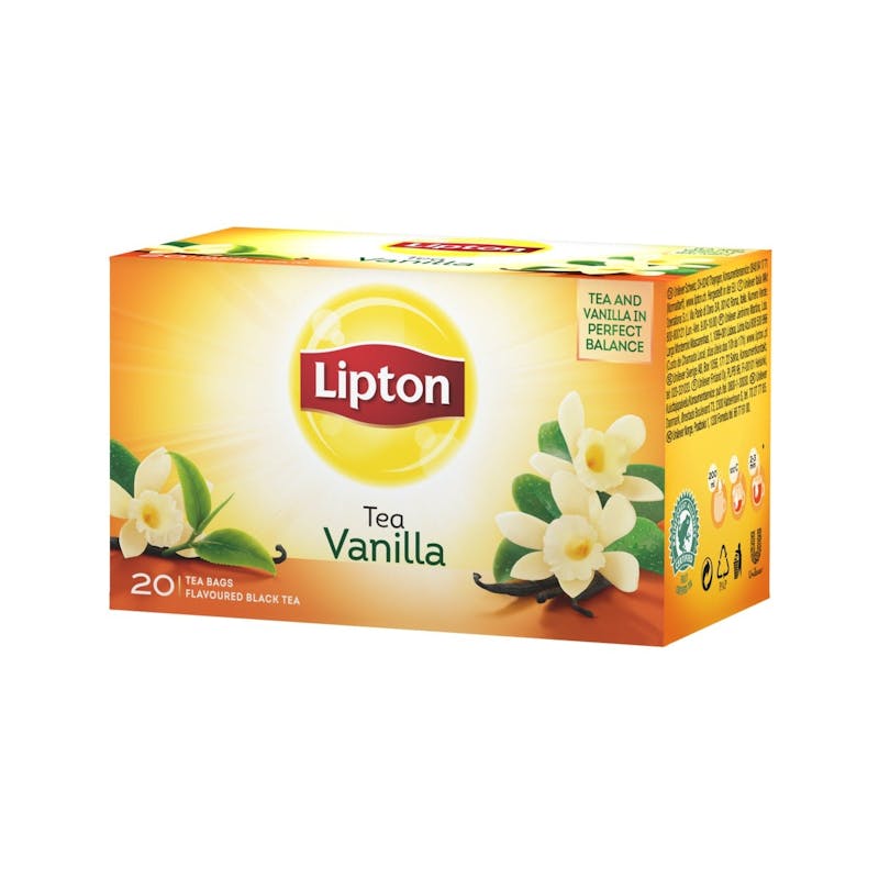 Lipton Black Tea Vanilla 20 kpl