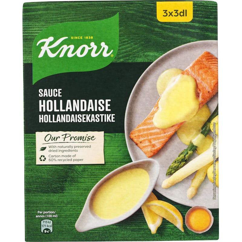 Knorr Hollandaisesauce 3 x 3 dl