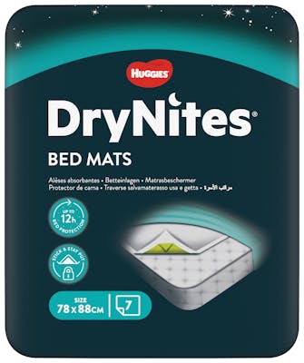 DryNites Bed Mats 7 pcs