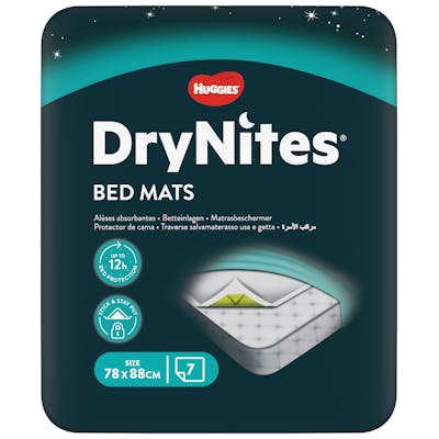 DryNites Bed Mats 7 kpl
