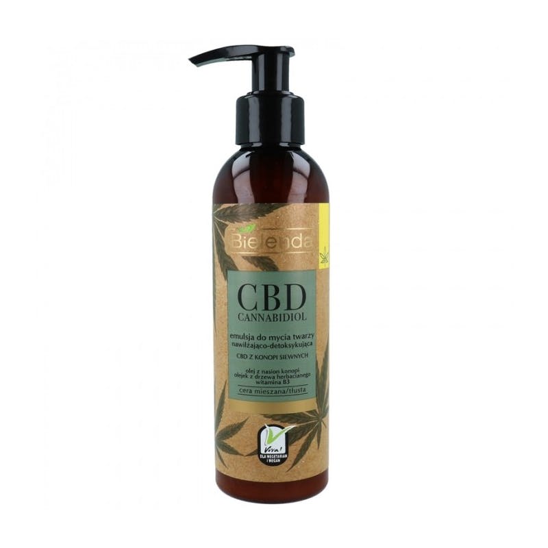 Bielenda CBD Cannabidiol Face Cleansing Emulsion For Mixed &amp; Greasy Skin 150 ml