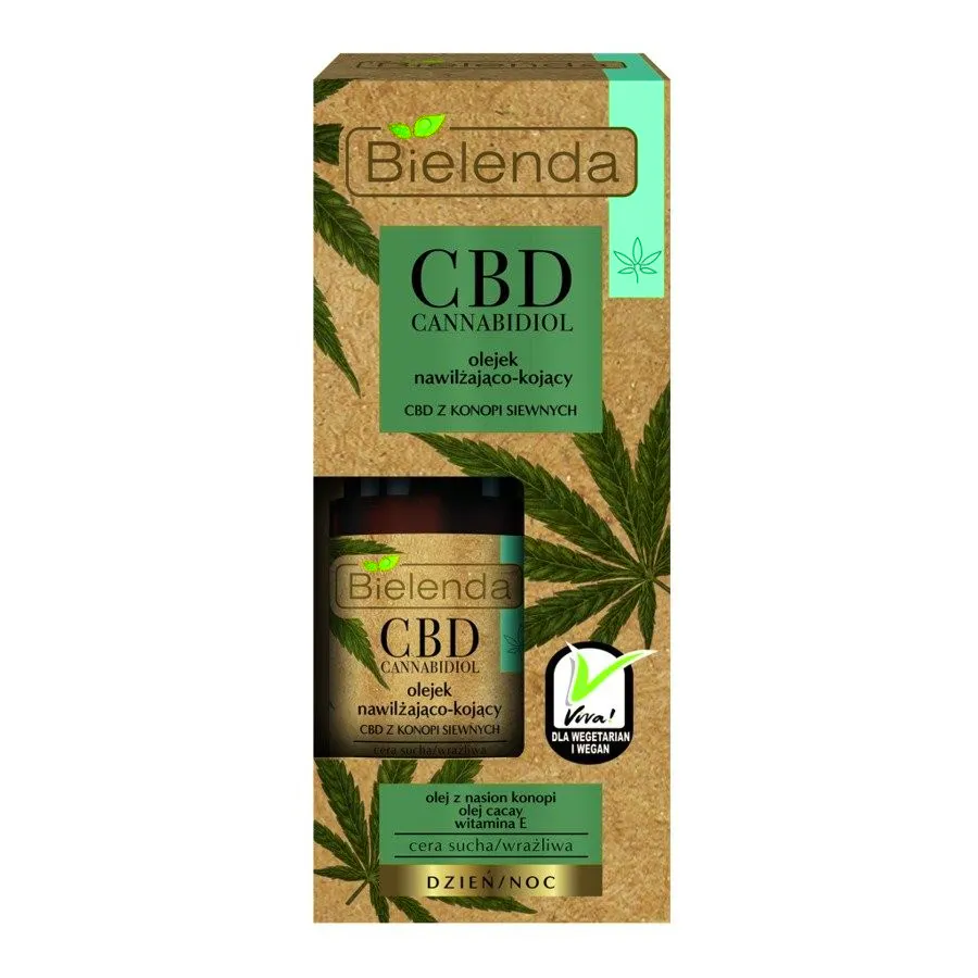 Bielenda CBD Cannabidiol Moisturizing & Soothing Face Oil For Dry & Sensitive Skin 15 ml