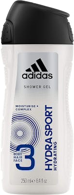 Adidas 3 in 1 Hydra Sport Showergel 250 ml