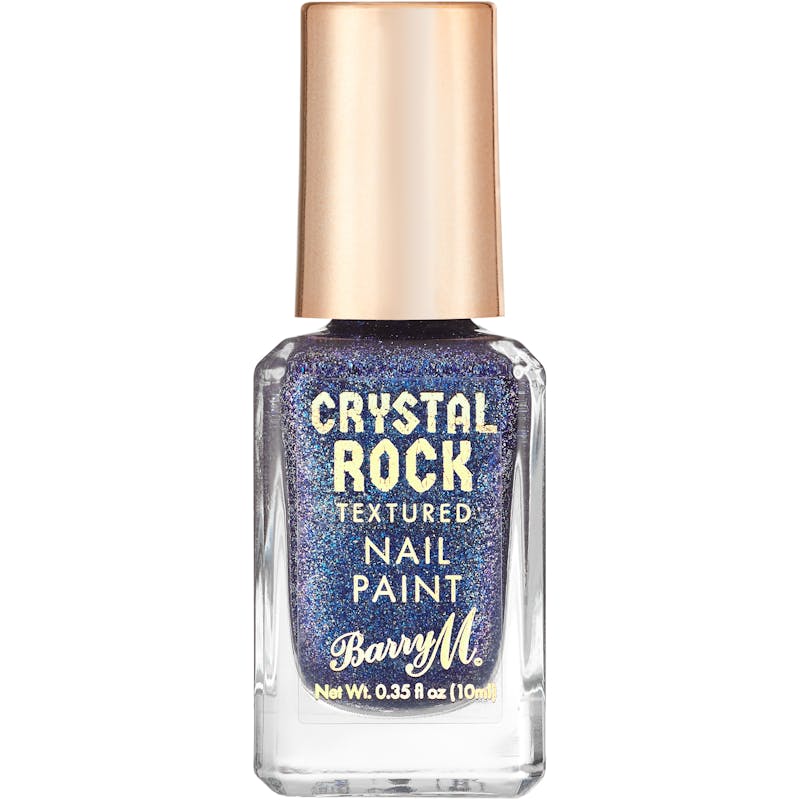 Barry M. Crystal Rock Textured Nail Paint Blue Sapphire 10 ml