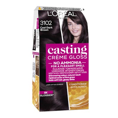 L&#039;Oréal Paris Casting Creme Gloss 3102 Cool Dark Brown 1 stk