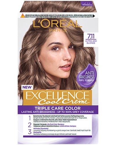 L'Oréal Creme Hair 7.11 Ultra Ash Blonde 1 stk kr