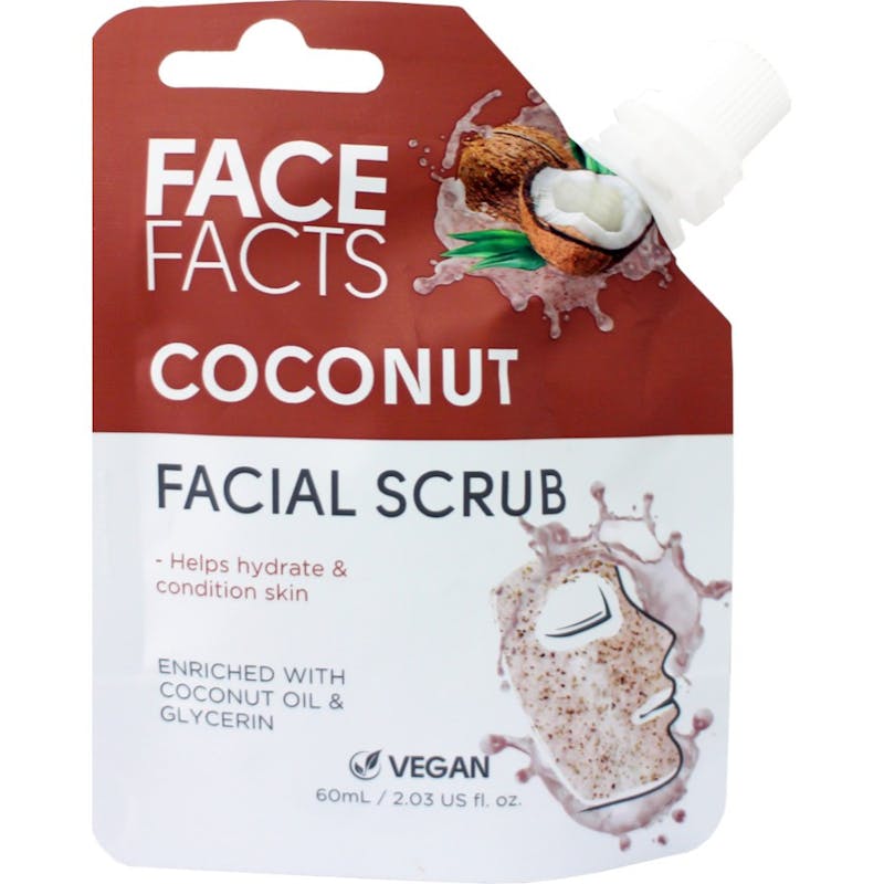 Face Facts Facial Scrub Coconut 60 ml