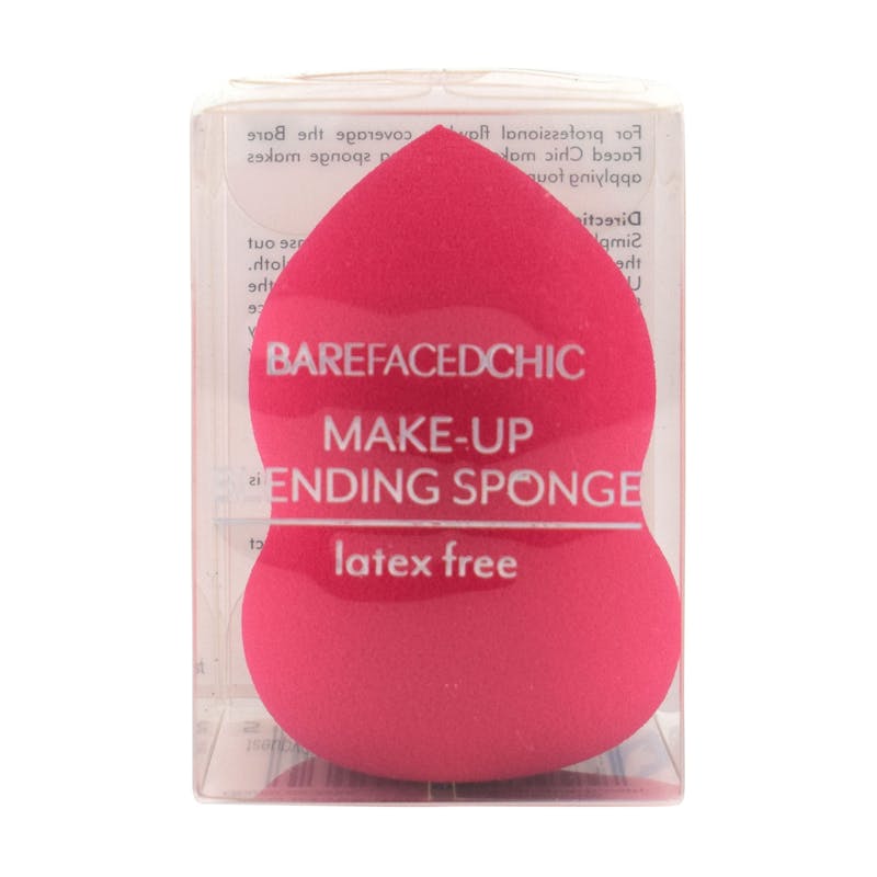 Bare Faced Chic Make Up Blending Sponge Latex Free Pink 1 pcs