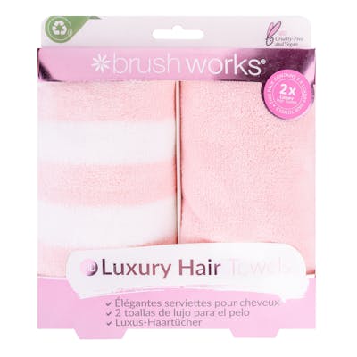 brushworks Luxury Hair Towels 2 kpl