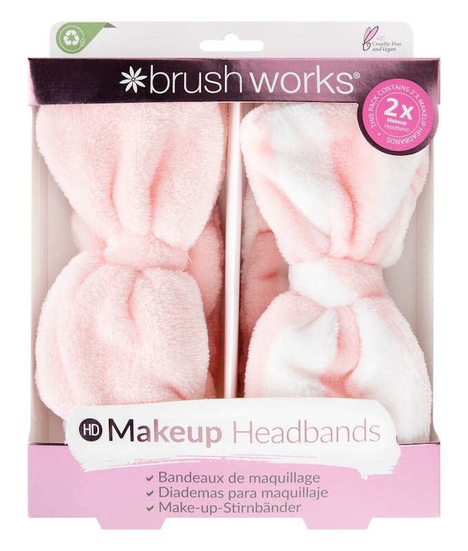 brushworks Makeup Headbands 2 kpl