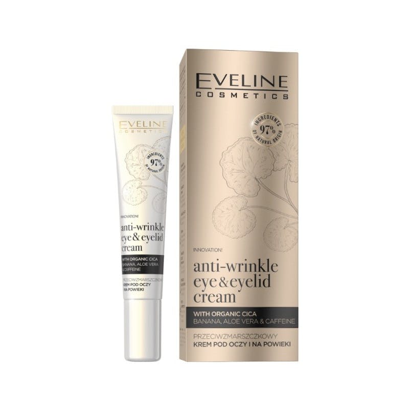 Eveline Organic Anti-Wrinkle Eye &amp; Eyelid Cream With Organic Cica 20 ml