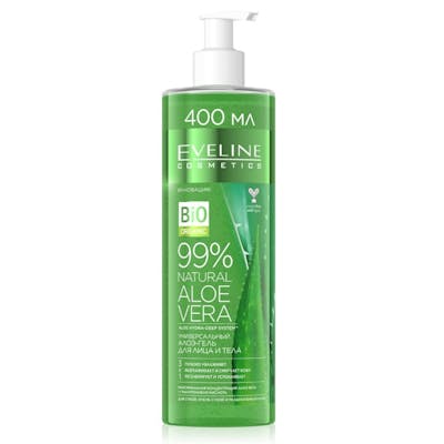 Eveline 99% Natural Aloe Vera Multifunctional Body & Face Gel 400 ml