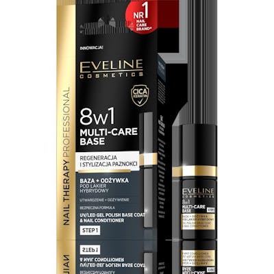 Eveline Nail Therapy Professional 8in1 UV/Led Gel Polish Base Coat &amp; Nail Conditioner Base 5 ml