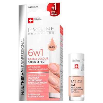 Eveline Nail Therapy 6in1 Care &amp; Colour Nude 5 ml