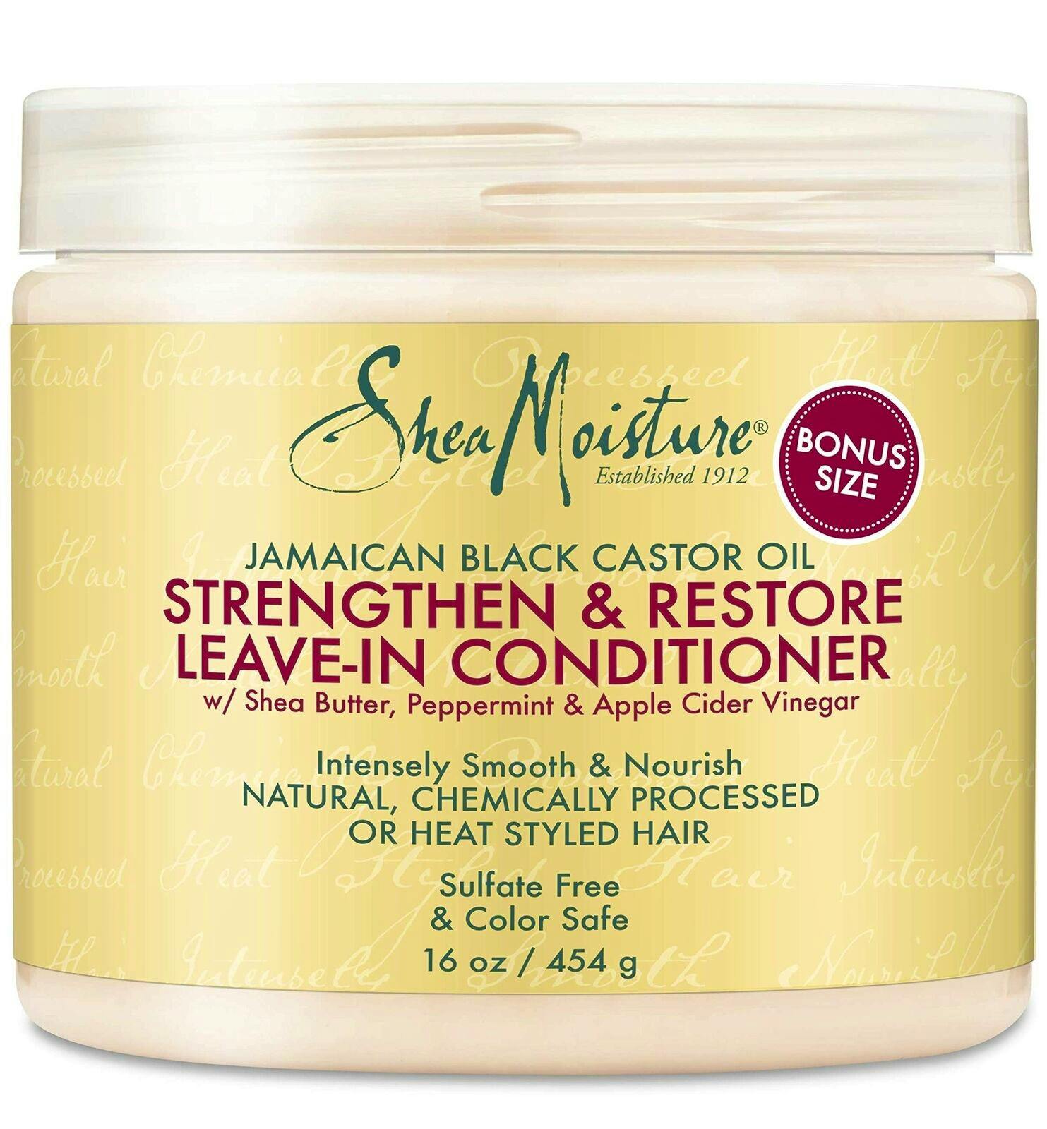Shea Moisture Jamaican Black Castor Oil Strengthen & Restore Leave-In Conditioner 454 ml