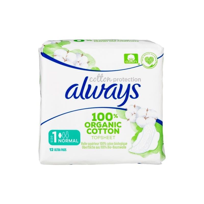 Always Cotton Normal Pads 12 st