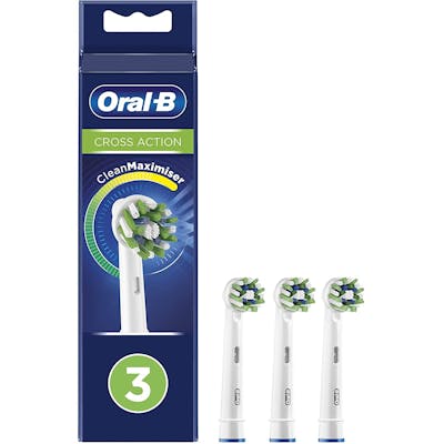 Oral-B Cross Action Toothbrush Heads 3 stk