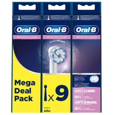 Oral-B Sensitive Clean &amp; Care Toothbrush Heads 9 st