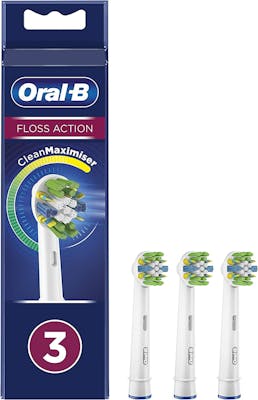 Oral-B Floss Action Toothbrush Heads 3 stk