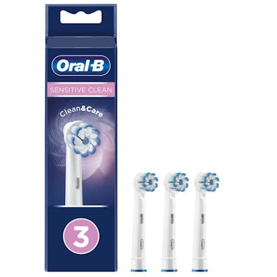 Oral-B Sensitive Clean &amp; Care Toothbrush Heads 3 kpl