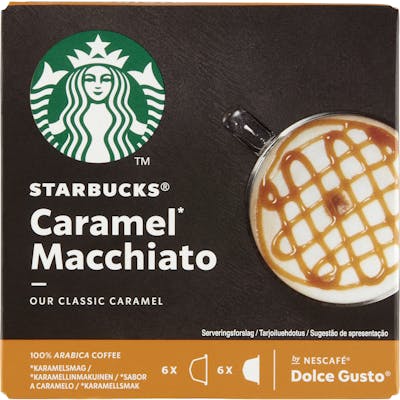 Nescafe Starbucks Dolce Gusto Caramel Macchiato 12 kpl