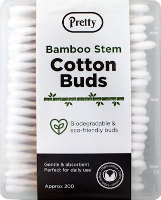 Pretty Bamboo Stem Cotton Buds 200 pcs