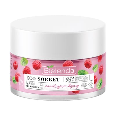 Bielenda Eco Sorbet Raspberry Face Cream Moisturizing And Soothing 50 ml