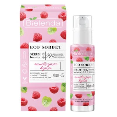 Bielenda Eco Sorbet Raspberry Serum Booster Moisturizing And Soothing 30 ml