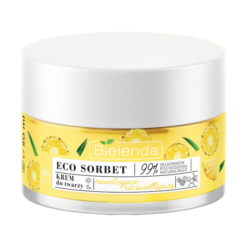 Bielenda Eco Sorbet Pineapple Face Cream Moisturizing And Brightening 50 ml