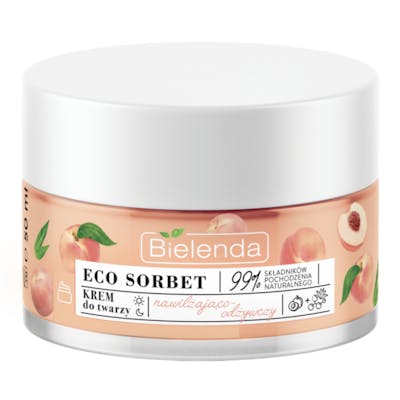 Bielenda Eco Sorbet Peach Face Cream Moisturizing And Nourishing 50 ml