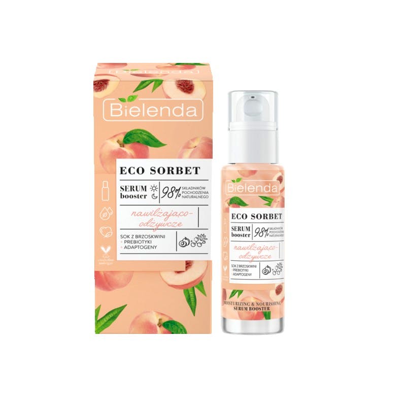Bielenda Eco Sorbet Peach Serum Booster Moisturizing And Nourishing 30 ml