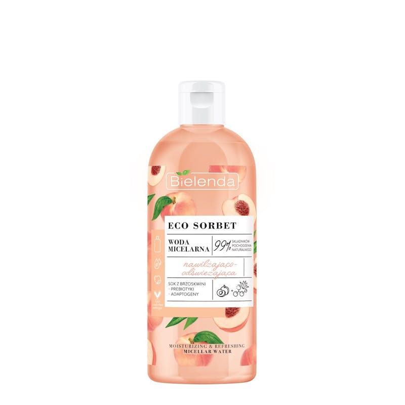 Bielenda Eco Sorbet Peach Micellar Water Moisturizing And Refreshing 500 ml